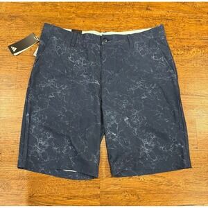 Adidas Ultimate 365 Blue Marbled‎ Performance Preppy Casual Golf Shorts Men 34x9